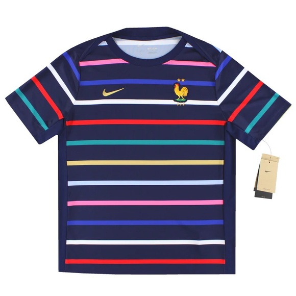 Nike Men's Navy Striped Jersey - Picture 1 of 10